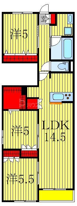 1階の間取り図