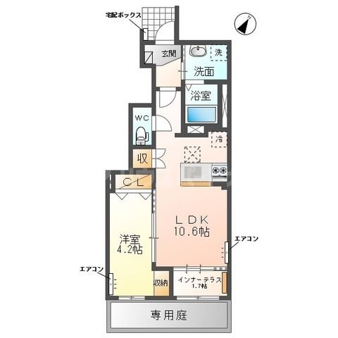 1階の間取り図