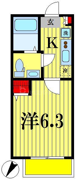 1階の間取り図