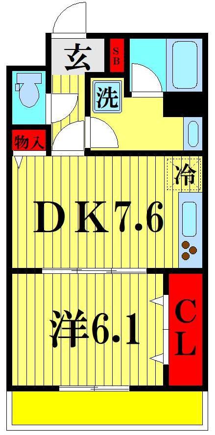 1階の間取り図