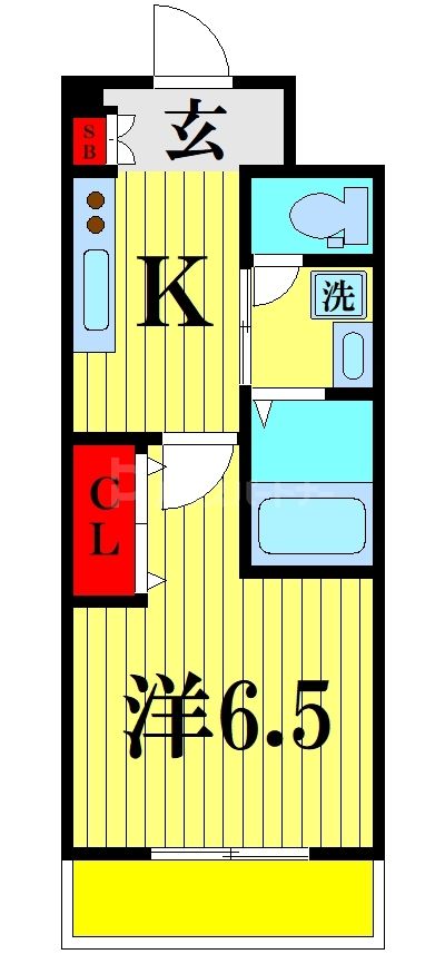 3階の間取り図