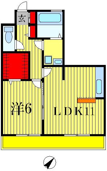 2階の間取り図
