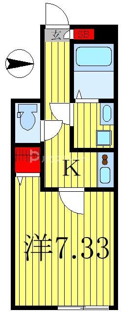 1階の間取り図