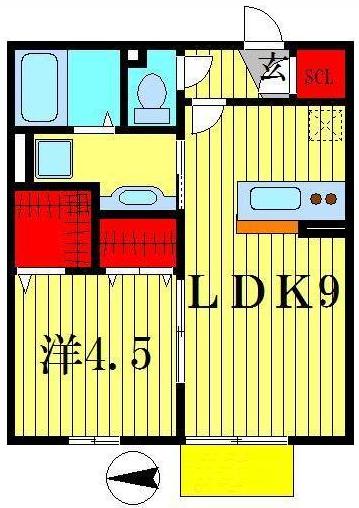 1階の間取り図
