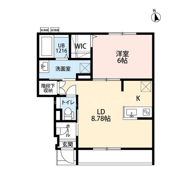 1階の間取り図