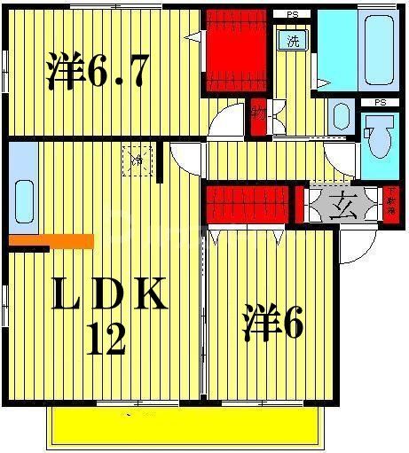 1階の間取り図