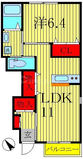 1階の間取り図