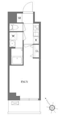 7階の間取り図