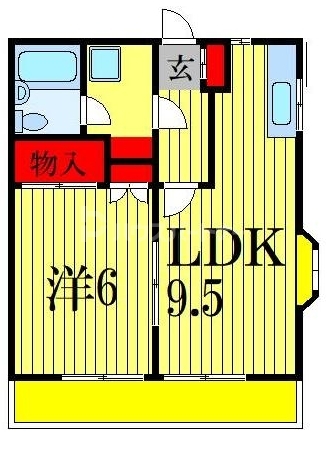 1階の間取り図