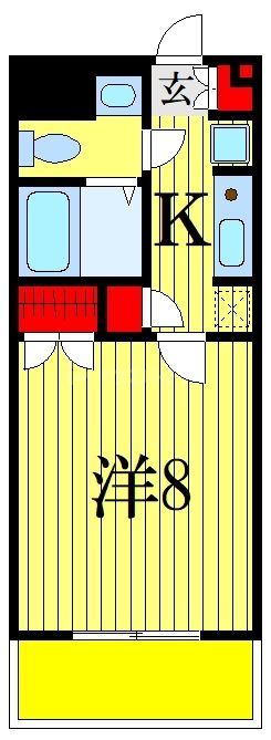 4階の間取り図