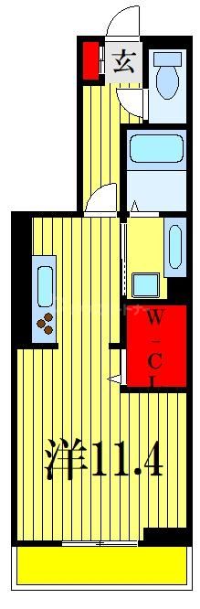 1階の間取り図