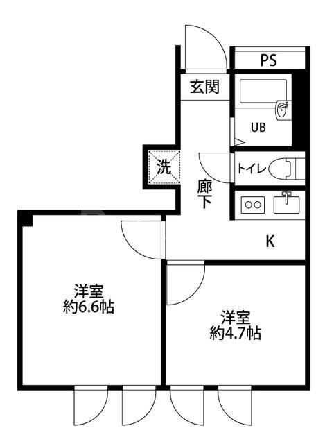 2階の間取り図