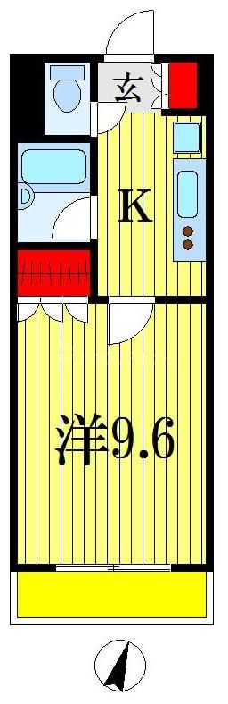 4階の間取り図