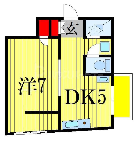 2階の間取り図