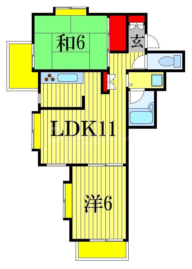 1階の間取り図