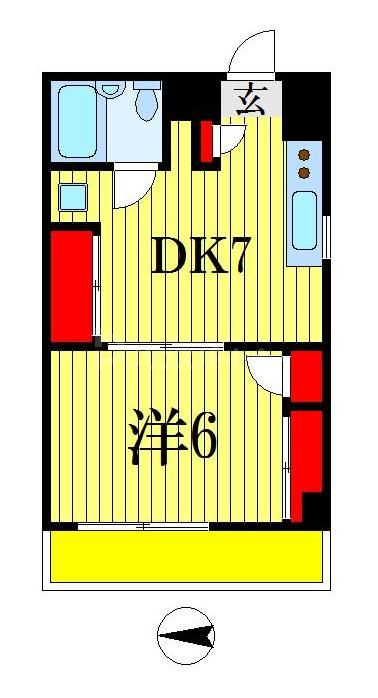 1階の間取り図