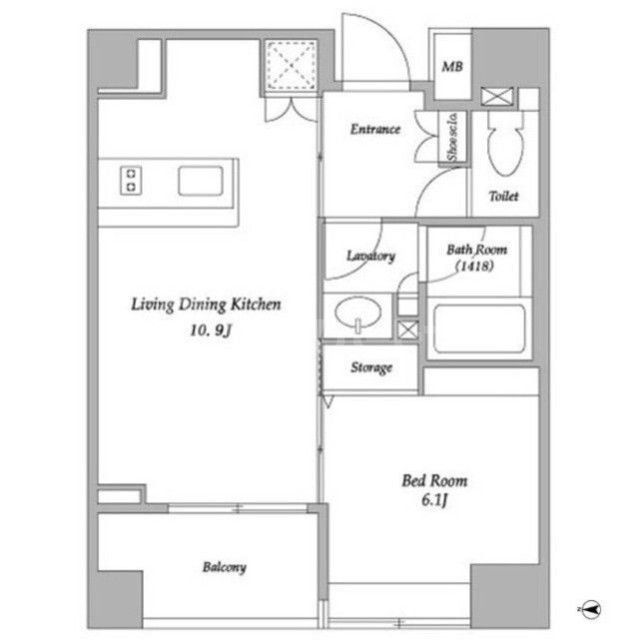 11階の間取り図