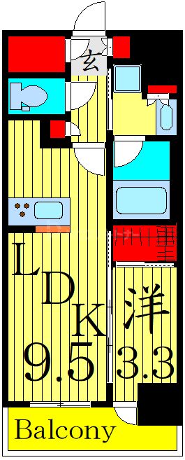 2階の間取り図