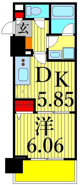 7階の間取り図
