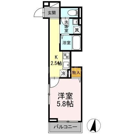 1階の間取り図