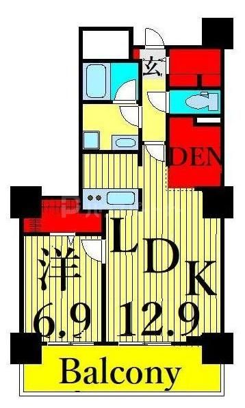 18階の間取り図
