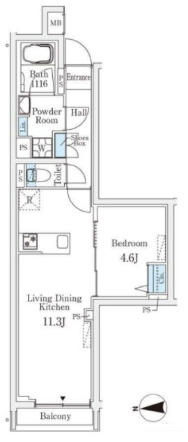 1階の間取り図