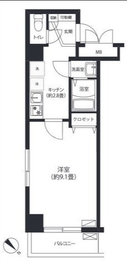 5階の間取り図
