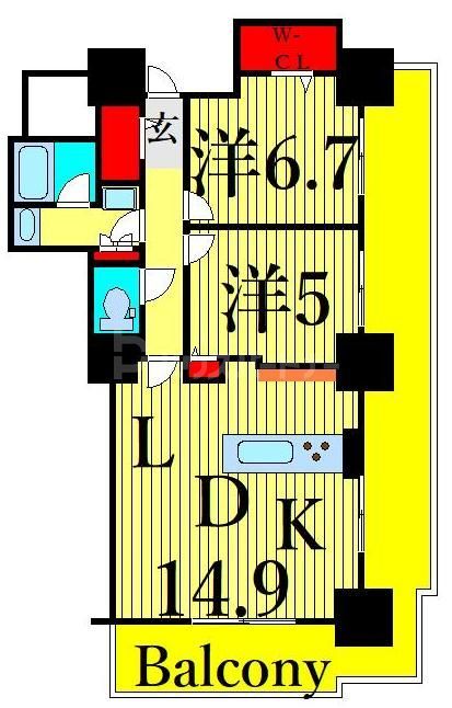 15階の間取り図