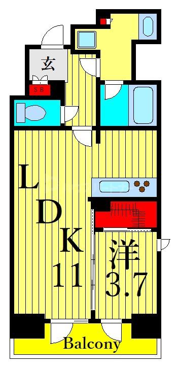 9階の間取り図