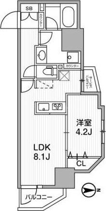 2階の間取り図