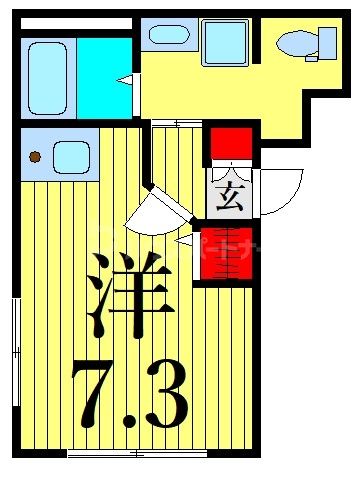 1階の間取り図