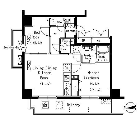 12階の間取り図