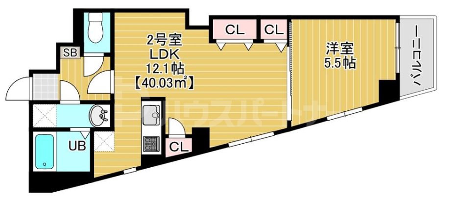 5階の間取り図