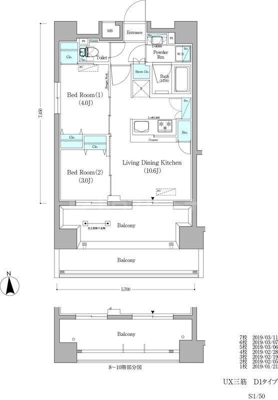 9階の間取り図