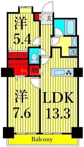 5階の間取り図