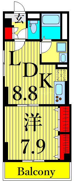 2階の間取り図