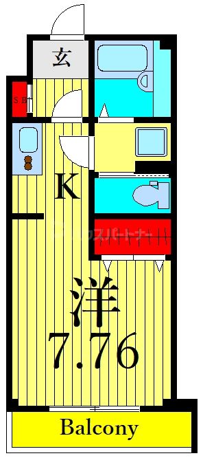 4階の間取り図
