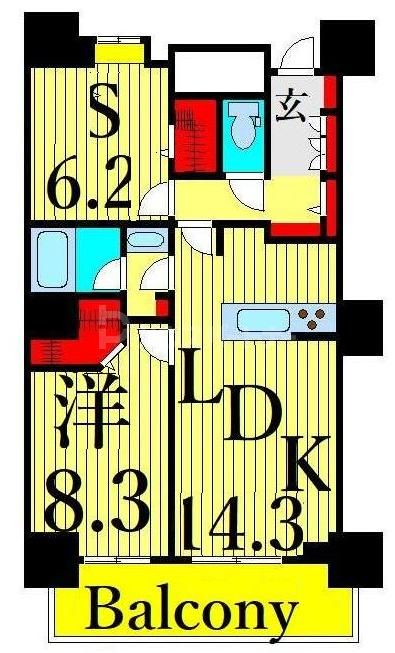 29階の間取り図