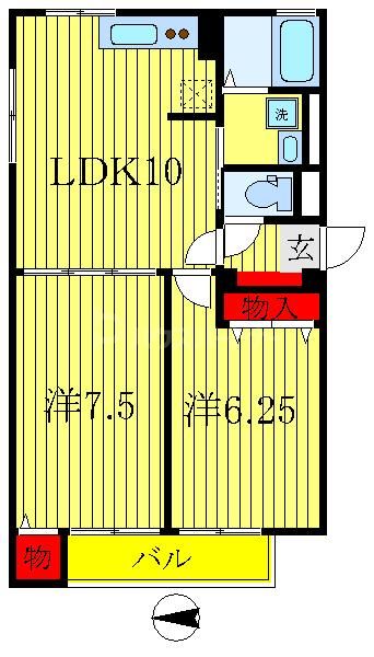 1階の間取り図