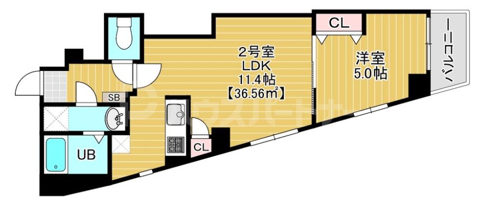 3階の間取り図