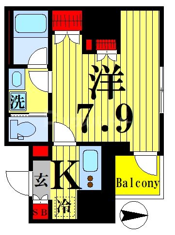2階の間取り図
