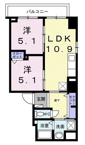 7階の間取り図