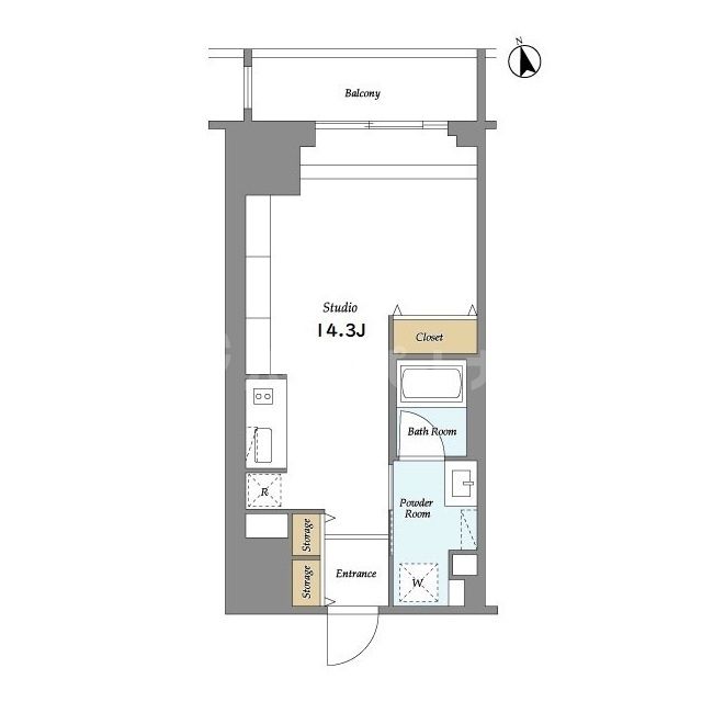 13階の間取り図