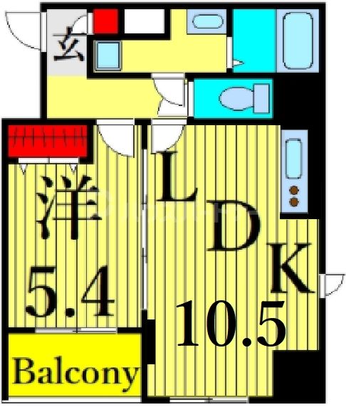 6階の間取り図