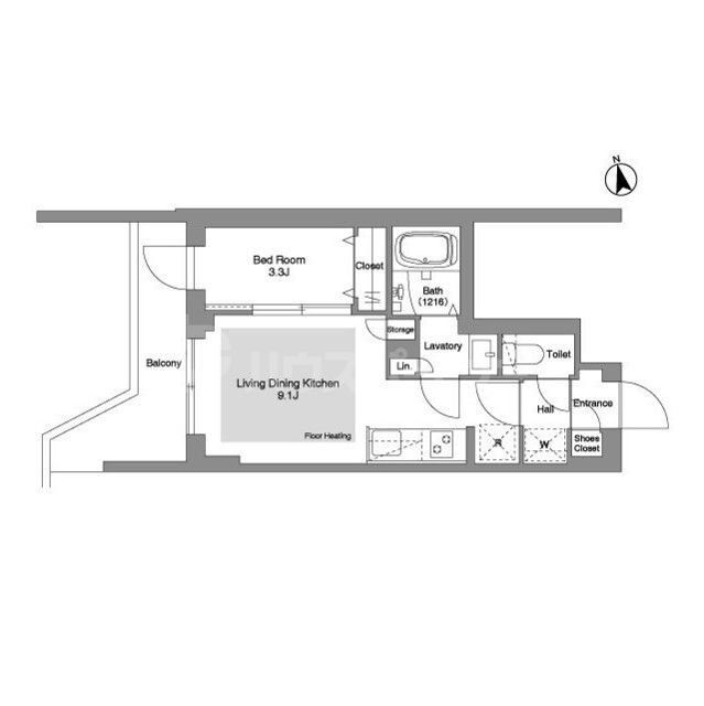 5階の間取り図