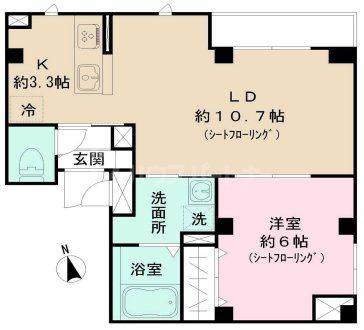 3階の間取り図