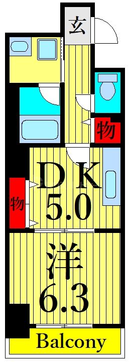2階の間取り図