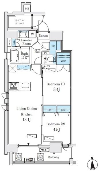14階の間取り図