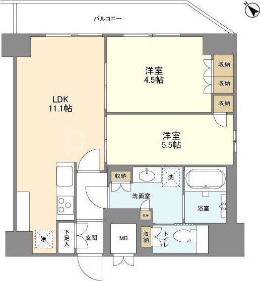 10階の間取り図
