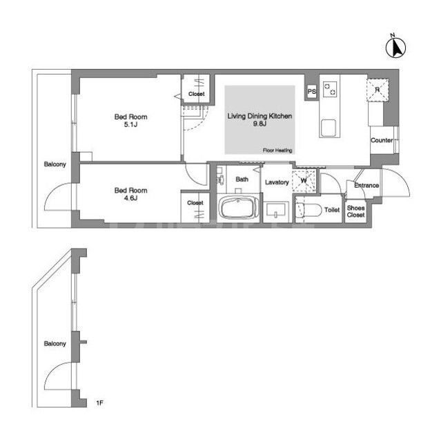 3階の間取り図